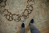 7x10 Vintage Distressed Bakhtiari Carpet