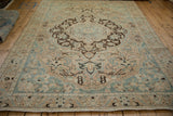 7x10 Vintage Distressed Bakhtiari Carpet