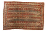 8x11.5 Vintage Distressed Caucasian Carpet