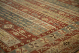 8x11.5 Vintage Distressed Caucasian Carpet