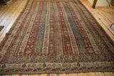 8x11.5 Vintage Distressed Caucasian Carpet