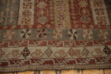 8x11.5 Vintage Distressed Caucasian Carpet