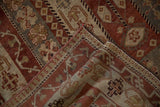 8x11.5 Vintage Distressed Caucasian Carpet