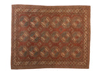 7.5x9 Vintage Distressed Ersari Carpet