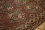 7.5x9 Vintage Distressed Ersari Carpet