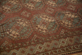 7.5x9 Vintage Distressed Ersari Carpet