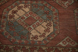 7.5x9 Vintage Distressed Ersari Carpet