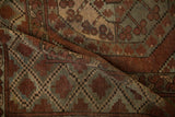 7.5x9 Vintage Distressed Ersari Carpet