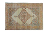 5.5x8 Vintage Distressed Mahal Carpet