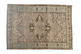 6.5x9.5 Vintage Distressed Heriz Carpet