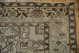 6.5x9.5 Vintage Distressed Heriz Carpet
