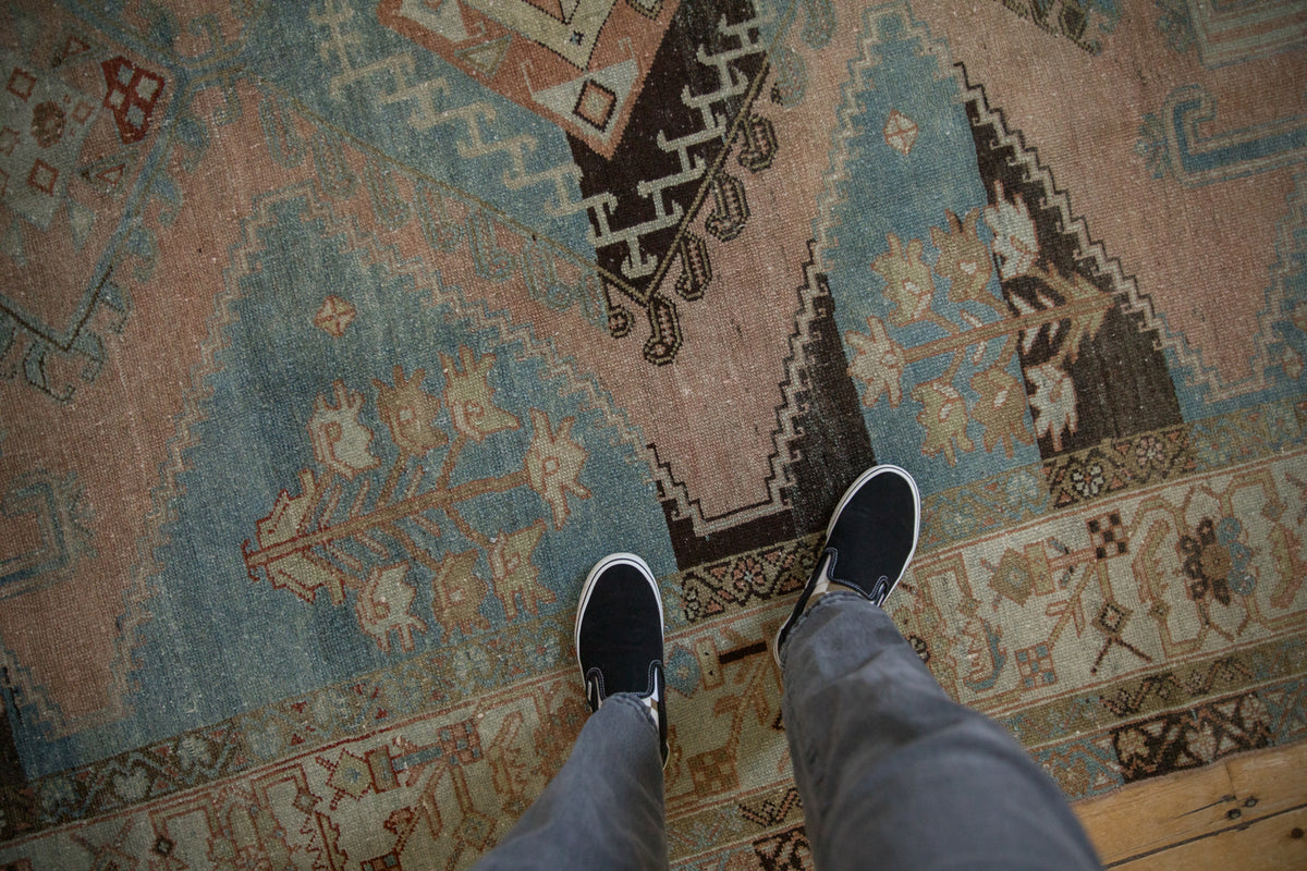 7x9 Vintage Distressed Malayer Carpet