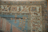 7x9 Vintage Distressed Malayer Carpet