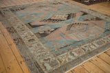 7x9 Vintage Distressed Malayer Carpet