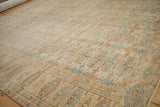 7.5x10.5 Vintage Distressed Turkmen Carpet