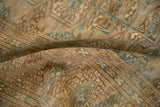 7.5x10.5 Vintage Distressed Turkmen Carpet