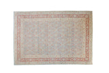 8.5x12.5 Vintage Distressed Tabriz Carpet