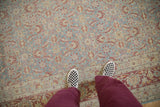 8.5x12.5 Vintage Distressed Tabriz Carpet