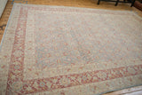 8.5x12.5 Vintage Distressed Tabriz Carpet