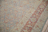 8.5x12.5 Vintage Distressed Tabriz Carpet