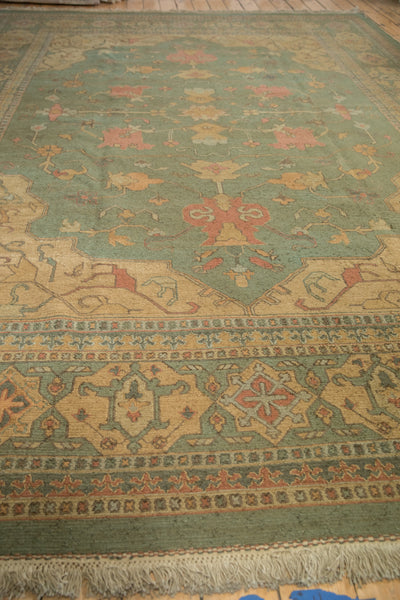 10x13.5 New Tea Washed Indian Soumac Design Carpet // ONH Item mc001238 Image 4