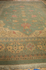 10x13.5 New Tea Washed Indian Soumac Design Carpet // ONH Item mc001238 Image 4