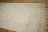 The hand-knotted foundation and intact original side cord selvage of a vintage Bulgarian carpet.