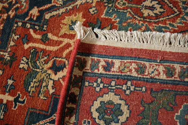 6x9.5 Vintage Indian Heriz Design Carpet // ONH Item mc001670, Image 11