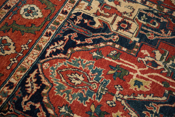 6x9.5 Vintage Indian Heriz Design Carpet // ONH Item mc001670, Image 5