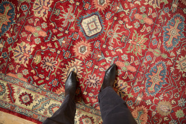 6x9 Vintage Indian Heriz Design Carpet // ONH Item mc001952, Image 1