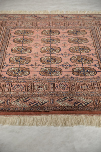 4x4 Vintage Fine Bokhara Square Rug // ONH Item mc001962 Image 3