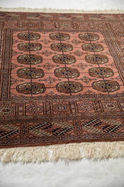 4x4 Vintage Fine Bokhara Square Rug // ONH Item mc001962 Image 5