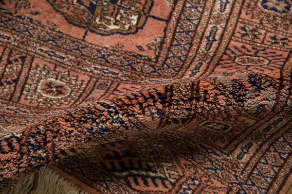 4x4 Vintage Fine Bokhara Square Rug // ONH Item mc001962 Image 8