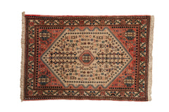 3x5 Vintage Distressed Abadeh Rug // ONH Item mc0022411