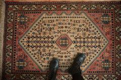 3x5 Vintage Distressed Abadeh Rug // ONH Item mc002241, Image 1