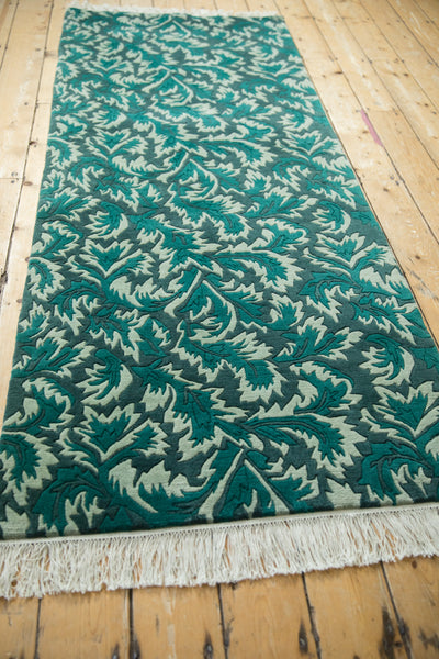 Vintage Contemporary Indian William Morris Design Rug Runner // ONH Item: mc002283, Image 7