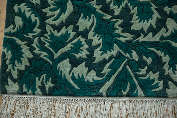 Vintage Contemporary Indian William Morris Design Rug Runner // ONH Item: mc002283, Image 9