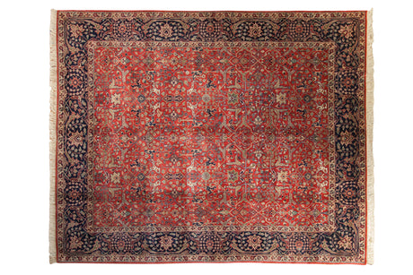 8x10 Vintage Agra Carpet // ONH Item mc0023511