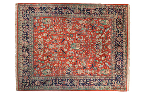 7.5x10 Vintage Indian Bijar Design Carpet // ONH Item mc0023521