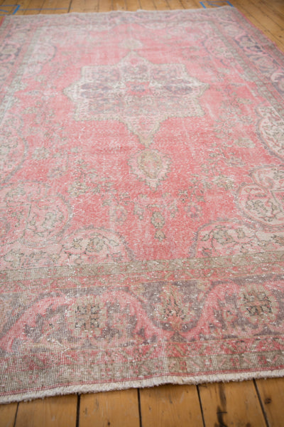 RESERVED 7x10.5 Vintage Distressed Sparta Carpet // ONH Item 10033 Image 7