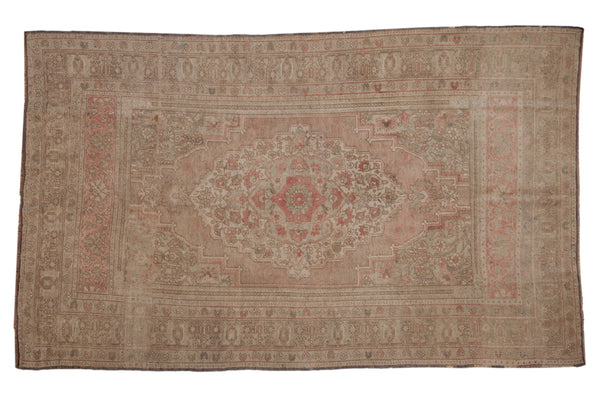 RESERVED 6.5x10.5 Vintage Distressed Oushak Carpet // ONH Item 10039