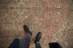 RESERVED 8x10.5 Vintage Distressed Mehrivan Carpet // ONH Item 10041 Image 1