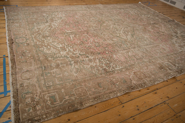 RESERVED 8x10.5 Vintage Distressed Mehrivan Carpet // ONH Item 10041 Image 8