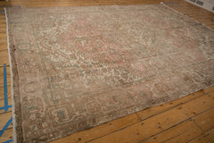 RESERVED 8x10.5 Vintage Distressed Mehrivan Carpet // ONH Item 10041 Image 8