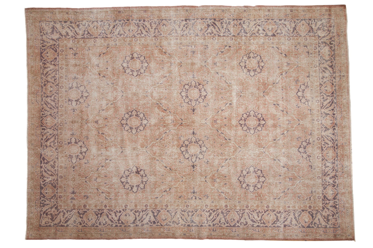 RESERVED 8x11.5 Vintage Distressed Sivas Carpet // ONH Item 10042