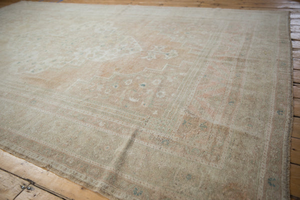 6.5x11 Vintage Distressed Oushak Carpet // ONH Item 10049 Image 2