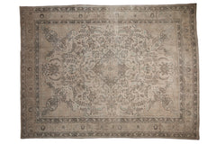 8.5x11.5 Vintage Distressed Tabriz Carpet // ONH Item 10050