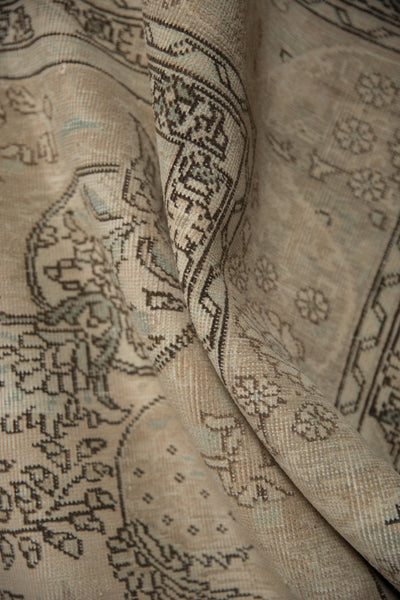 8.5x11.5 Vintage Distressed Tabriz Carpet // ONH Item 10050 Image 9