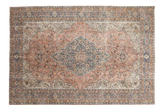 7x10 Vintage Distressed Sparta Carpet // ONH Item 10057