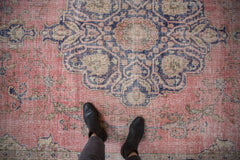 RESERVED 7.5x10.5 Vintage Distressed Sparta Carpet // ONH Item 10059 Image 1